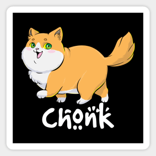 Chonk Cat Funny Fat Cats Meme Big Cat Chart Magnet
